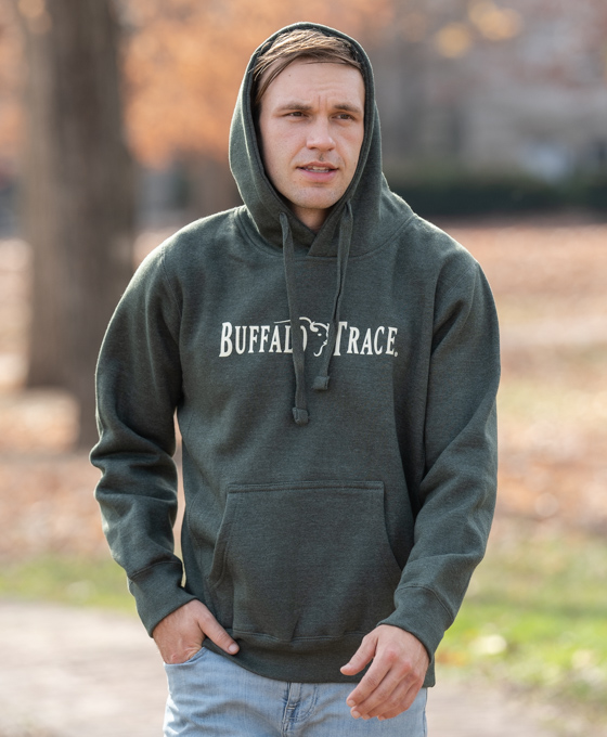 Buffalo Trace Justus Heavy Weight Hunter Green Hoodie - Hunter Green ...