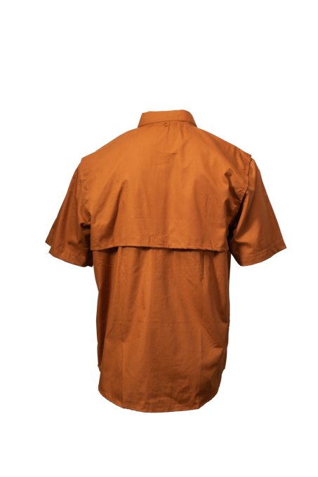 Buffalo Trace Orange Men's Fishing Shirt - Reel in Flavor