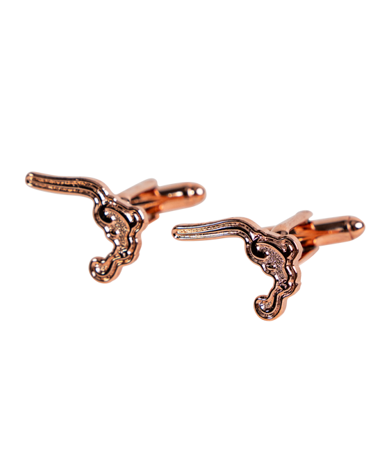 Buffalo Trace Swoosh Cufflinks - Elevate Your Style