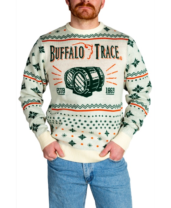 buffalo trace christmas sweater