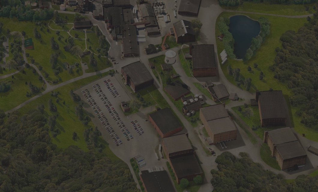 Virtual Reality Map of Buffalo Trace Distillery along the Kentucky Bourbon Trail