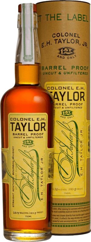 COLONEL E. H. TAYLOR Barrel Proof Bourbon 750ml bottle